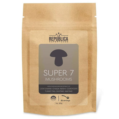 Super 7 Mushrooms Extract Powder Blend - La Republica