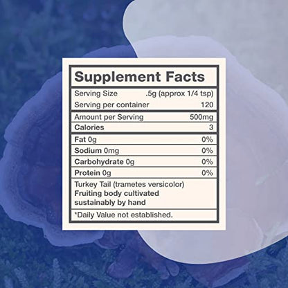 USDA Organic Turkey Tail Mushroom Extract Powder - La Republica