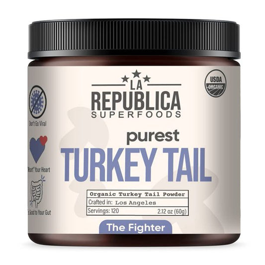 USDA Organic Turkey Tail Mushroom Extract Powder - La Republica