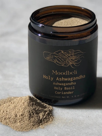 Holy Ashwagandha - Ashwagandha, Holy Basil, Coriander, Himalayan pink salt Extract - Moodbeli